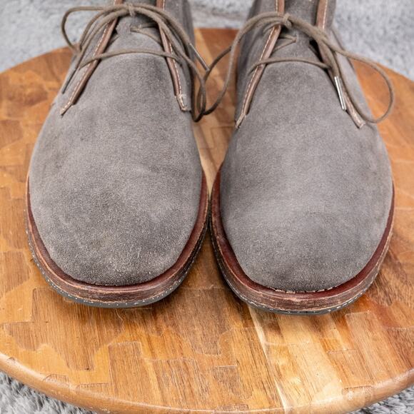 Timberland Suede Chukkas Mens Sz 9 Ankle Boots Lace Up Gorpcore Outdoors Gray - Picture 3 of 10